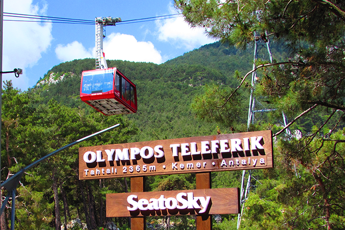 Cable Car Olympos Teleferik from Belek